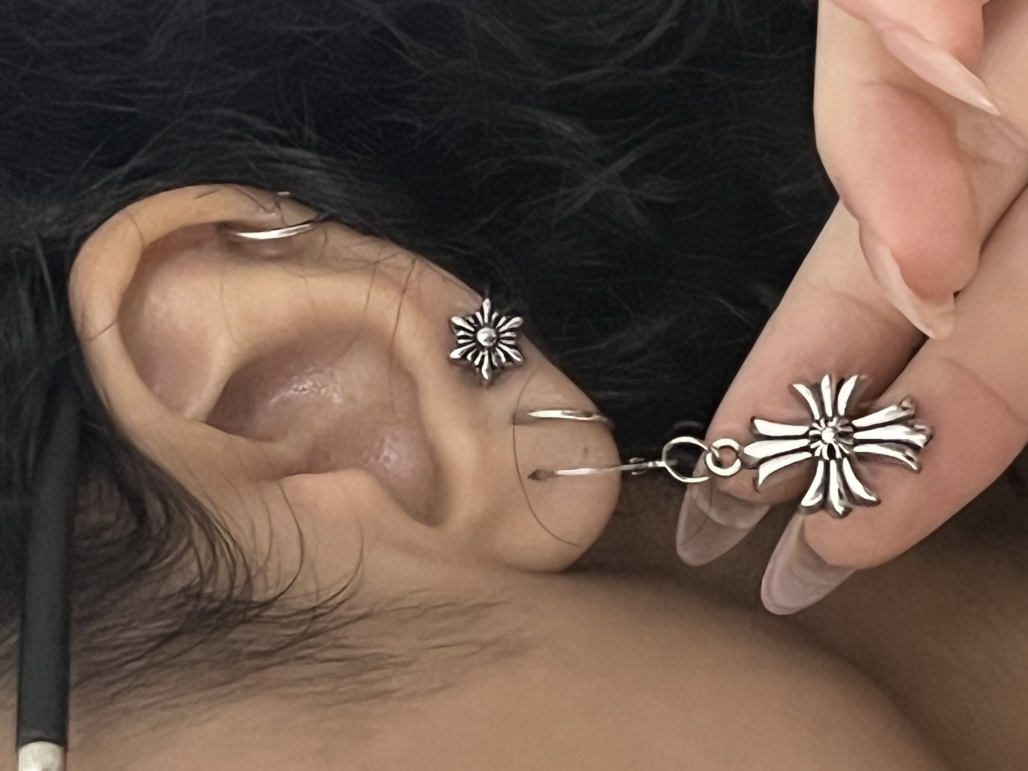 گوشواره و پیرسینگ کروم هارتز